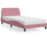  Okvir za krevet s uzglavljem Dover 100x200 cm baršunasti | shoptok.hr