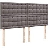 vidaXL Otomanski okvir kreveta s madracem sivi 180x200cm umjetna koža | shoptok.hr