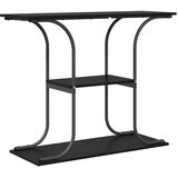  Konzolna stolica s policom Crni hrast 101 x 35 x 80,5 cm | Eponuda.ba