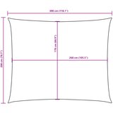  Jedro protiv sunca tkanina Oxford pravokutno 2x3 m narančasto | shoptok.hr