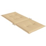  Jastuci za stolice 2 kom prošarano bež 120x50x4 cm od tkanine | shoptok.hr