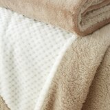 Catherine Lansfield Smeđa/bež deka od mikropliša 130x170 cm Cosy Larsson Geo – | shoptok.hr
