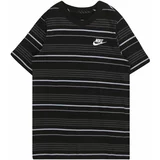 Nike Sportswear Majica temno siva / črna / off-bela