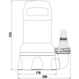 Gardena 9032-20 potapajuća pumpa za čistu vodu 11000 | shoptok.hr