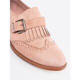 SEASTAR Pink suede flat loafers | Shoptok.si