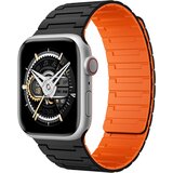 INF pas z magnetno zanko za apple watch (42/44/45/49 mm) - eu patent black orange, (21605460) | Shoptok.si