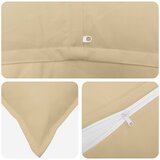  Presvlaka za jastuk 2 kom. HOUTEN Bež 40 x 145 cm Poliester | shoptok.hr