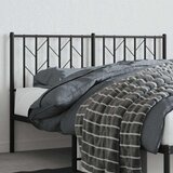  Kovinsko posteljno vzglavje črno 140 cm, (20954463) Cene