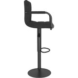  Barski stolac od tkanine crni | shoptok.hr