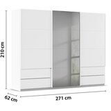 Premium Living Omara Z Drsnimi Vrati Elara, Bela | Shoptok.si
