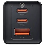 Baseus CCGP120201 GaN5 Pro punjač, 2xUSB-C + USB, 65W, crna | shoptok.hr