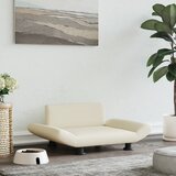 vidaXL Pasja postelja krem 70x45x28 cm umetno usnje | Shoptok.si