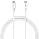 Baseus Kabel USB-C na USB-C Superior Series, 100 W, 1 m (bel), (20833843) Cene