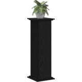 vidaXL Stalak za biljke Crni hrast 33x33x100 cm Inženjersko drvo | shoptok.hr