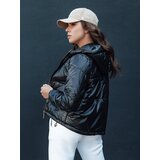 DStreet Women's transitional jacket with hood ARON black | shoptok.hr