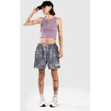 Billie Mesh Shorts leopard grey