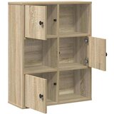 vidaXL Regal za knjige boja hrasta 60x24x76,5 cm od konstruiranog drva | shoptok.hr