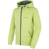 Husky Children's hooded sweatshirt Alona K bright green Cene'.'