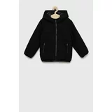 Abercrombie & Fitch Otroška jakna črna barva