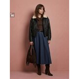Sinsay Midi haljina od kombiniranih materijala s remenom | shoptok.hr