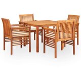 vidaXL 5-dijelni vrtni blagovaonski set s jastucima bagremovo drvo | shoptok.hr