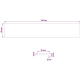  Prozorske klupice 2 kom. Lakirano 80x 15 x 2 cm | shoptok.hr