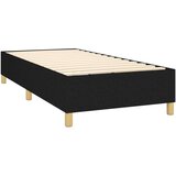  S oprugama i madracem crni 100 x 200 cm od tkanine | shoptok.hr