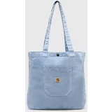 Carhartt WIP Nakupovalna torba 'Garrison' svetlo modra / oranžna / črna / bela