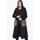 Dewberry Z6363 WOMEN'S COAT-BLACK | ePonuda.com