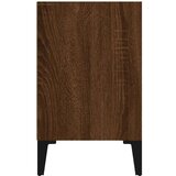  Nočna omarica z nogami 2 kosa rjav hrast 40x30x50 cm, (20734751) | Shoptok.si