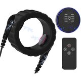 SuperLove E-Stim Silicone Cock Ring Set Black Cijene