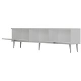 Hanah home TV polica Line White Silver