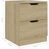  Nočna omarica sonoma hrast 40x40x50 cm iverna plošča, (20624248) | Shoptok.si