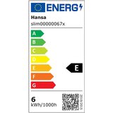 Hansa Namizna LED-svetilka SLIM, z LED-diodami po 7 W, srebrna | Shoptok.si