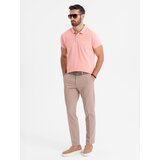 Ombre Cotton pique knit polo shirt - pink | Shoptok.si