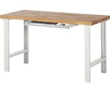 RAU Izvlečna polica za tipkovnico, svetlo sive barve RAL 7035, ŠxGxV 745 x 485 x 85 mm | Shoptok.si