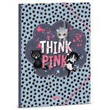 Ars Una Think Pink gumena mapa s uzorkom mačke A/4 | shoptok.hr