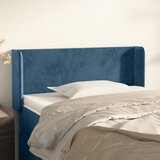 vidaXL Uzglavlje s ušima tamnoplavi 93x16x78/88 cm baršunasti Cijene