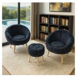 Atelier Del Sofa fotelje i tabure lida wellsoft anthracite Cene