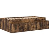  Krevetna Konstrukcija Dimljeni Hrast 75x190 cm | shoptok.hr