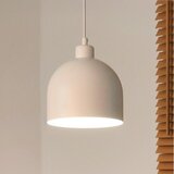  Duolla - Visilica na sajli IRONLINE 1xE27/15W/230V prečnik 17 cm, bela | Eponuda.com
