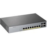 Zyxel GS1350-12HP, 12-portni upravljani switch (omrežni preklopnik) za CCTV s PoE in dolgim dosegom, 130W | Shoptok.si
