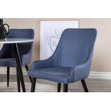 Venture Home Plaza blagovaonska stolica s rukohvatima, plava, set od 2 Slike