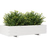 Vrtna sadilica bijela 110x60x26,5 cm od masivne borovine | Eponuda.ba