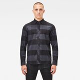 G-star Shirt - Stalt regular shirt l\s grey-black | shoptok.hr
