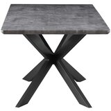 MID.YOU Jedilna Miza Leif, Videz Betona, 160-200x90 Cm | Shoptok.si