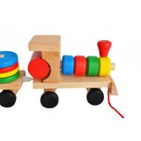 Lean_Toys Leseni vlakec na vrvici s kockami iso | Shoptok.si