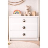 Wallity Penguen 4 GreyWhiteOrange Decorative Handle Set | Eponuda.com