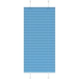 vidaXL Plisirana senčila modra 65x150 cm, širina blaga 64,4 cm, poliester, (5000298152) Cene