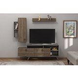 Hanah home Clara - Walnut, Anthracite WalnutAnthracite TV Unit | ePonuda.com